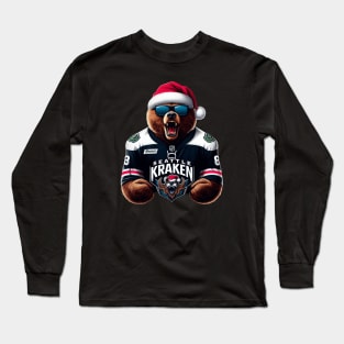 Seattle Kraken Christmas Long Sleeve T-Shirt